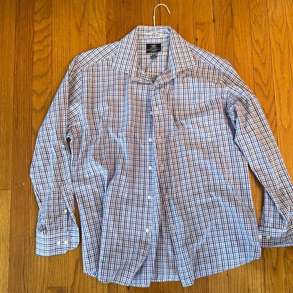 Dockers Blue and Purple Button Down